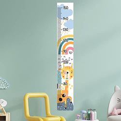 Adhesivo decorativo para pared (30 x 50 cm), diseño de jirafa y arco iris