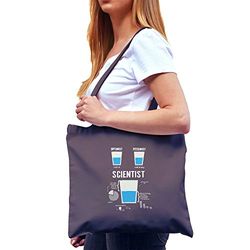 NERDO UnisexAdult VEND-231366 tygpåse, grå, 38 cm x 42 cm