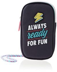 Mr. Wonderful Portamóvil-Always Ready for Fun, Unisex Adulto, Multicolor, estandar