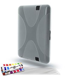 Muzzano protezione ultra sottile Amazon Kindle Fire HD di MUZZANO la protezione antiurto Ultime, protezione anti-urto elegante e duratura per il vostro Amazon Kindle Fire HD bianco trasparente (3 pellicole protettive per lo schermo) Motivo a X