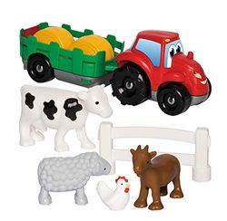 Ecoiffier - Speelgoedset met tractor en dieren voor kinderen vanaf 18 maanden.