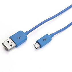 Muvit Cavo Dati USB/Micro USB, Azzurro