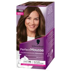Schwarzkopf Perfect Mousse Coloração permanente, Noisette 668