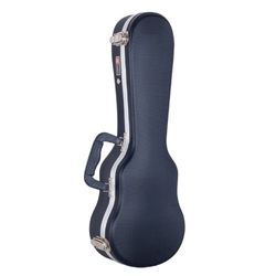 Crossrock, 0-String Soprano Ukulele, Super Lightweight ABS Molded Hard Case in Black, (CRA860SUBK)