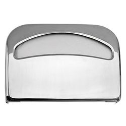 Garcia de pou pour abattant WC Distributeur, 41.7 x 5 x 29 cm, métal, Argent, 41 x 29 x 6 cm
