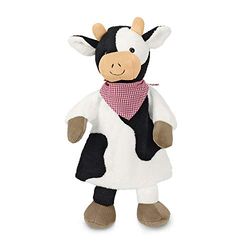 Sterntaler Marionette à main Vache, 30 x 27 x 9 cm, Noir/Blanc