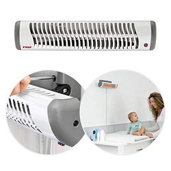 Reer EasyHeat Radiador de parede para bebé, design compacto, branco, 1 unidade (1 unidade)