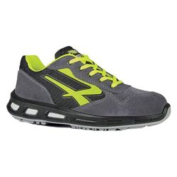 U-Power Red Lion® Yellow, Leather Sapatos de segurança, sapatilhas desportivas leves anti-perfurações unissexo, sola bast, inserção Infinergy, com biqueira de alumínio, Yellow 39
