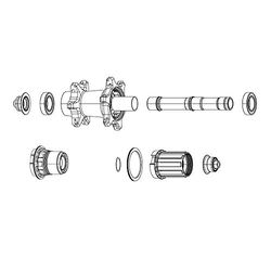 ZESTAW NUCLEO ZIPP XDR P/BUJE ZR1 12x142mm/CIERRE RAP