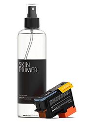 Prinker S Temporary Tattoo Black Ink Refill Set with Premium Cosmetic Black Ink Cartridge and Skin Primer - Compatible with Prinker S device.