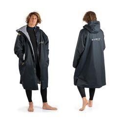Osprey Aankleedjas voor kinderen en volwassenen, waterdichte omkleedjas, zwem- en strandjas, uniseks, zwart
