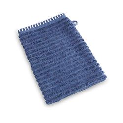 Heckett Lane Bath Wash Cloth, Jeans Blue, 16 x 21 cm