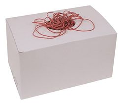 Chemin de 59002 flexibo Anneaux en caoutchouc n ° 4, diamètre 25 mm, 1 kg boîte, rouge