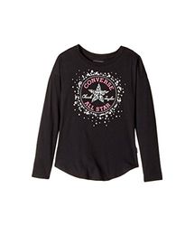 Converse 6847S-023 T-Shirt pour Fille Noir Taille XL