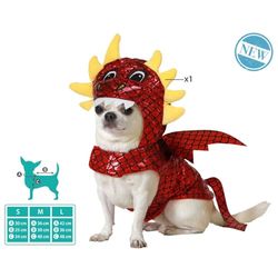 BigBuy Pets Disfraz para Perro Talla S Dragón