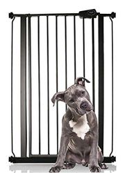 Bettacare Child and Pet Gate, 75cm - 83cm, Matt Black, Extra Tall Gate 104cm in Height, Pressure Fit Stair Gate, Baby Gate and Suitable for Dog Gate or Pet Barrier, Easy Installation