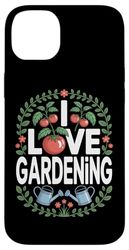 I Love Gardening Tomate Plant Coque pour iPhone 14 Plus