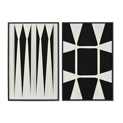 Home ESPRIT Modern Canvas 60 x 3 x 90 cm (2 Units)