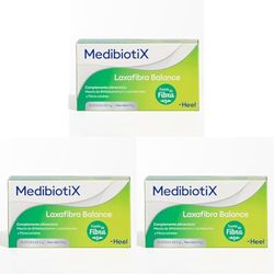 MedibiotiX - Laxafibra Balance, Complemento Alimenticio con Prebióticos, Probióticos y Fibras Naturales, Mejora el Tránsito Intestinal, la Regularidad Intestinal y Alivia el Estreñimiento - 10 Sticks