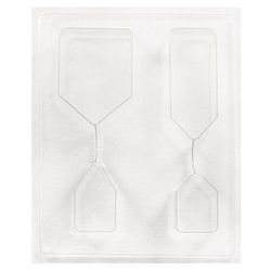 Rayher 36058000 molde trabalhos manuais em casitas, 4 tamanhos de 5,5 - 10,5 cm, reutilizável