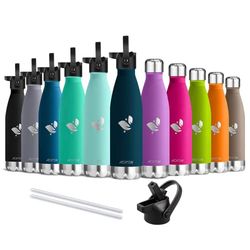 AORIN Vacuum Insulated Stainless Steel Water Bottle - 750ml - 24 hrs Cooling & 12 hrs Keep Warm - BPA Free - Mental Water Bottle for Work, Gym, Travel, Sports
