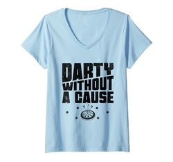 Donna Darty Senza Una Cause Gioco Giocatore Sportivo Maglietta con Collo a V