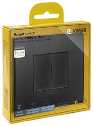 Vimar 0K03906.07 Draadloze schakelaarset Philips Friends Of Hue-serie Arké Classic, zwart