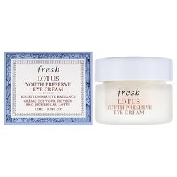 Lotus Youth Preserve Eye Cream by Fresh for Women - 0.5 oz Cream