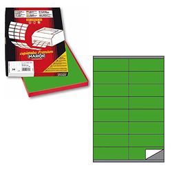 MARKIN Stickers C / 501 groen 100fg (16 etiketten à 105 x 36 mm)