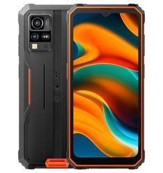 Blackview Teléfono Móvil Resistente BV4800, 6GB+64GB(Extensión 1TB), 6.56'' HD+ 120Hz, ArcSoft® 13MP+5MP, Android 13 SIM Dual IP68 Impermeable Antigolpes Smartphone, Huella Dactilar, GPS NFC Naranja