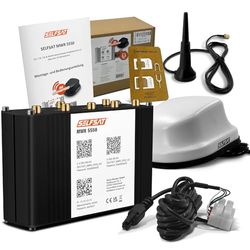 SELFSAT MWR 5550 wit (4G / LTE / 5G & WLAN internet router tot 3,3 Gbps incl. 5G dakantenne)