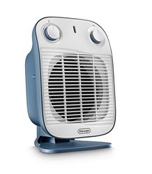 De'Longhi HFS50B20.AV ventilatorkachel, stil en licht, 3 standen, zomerventilatie, druppelbescherming, handgreep, veiligheidsvoorziening, licht, vorstbescherming, Avio