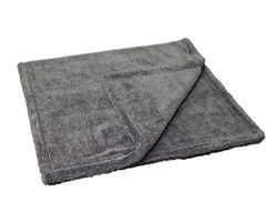 Mammoth Microfibre MM-TTDual Double Sided Twisted Microfibre Drying Towel - Korean, Grey