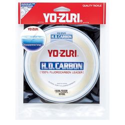 Yo-Zuri h.d. Carbon fluorocarbon Leader Line, Clear