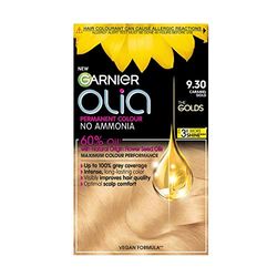 Garnier Olia 9.30 Caramel Gold No Ammonia Permanent Hair Dye