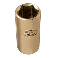 Egamaster - Llave vaso 3/4-1. 3/8" 6 cantos aluminio bronce