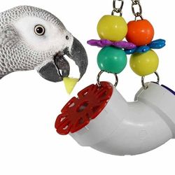 Super Bird Creations SB751 Jouet Puzzle pour perroquets, Conures, Gris africains – Mangeoire à Oiseaux, activité d'enrichissement, butée Polyvalente pour Stimulation mentale – PVC Durable – Taille