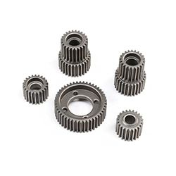 Axial AXI232068 Transmission Metal Gear Set: LCXU, flerfärgad