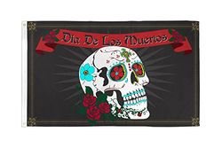 AZ FLAG Vlag Dia de Los Muertos 90 x 60 cm – Piratenvlag Dag van de Doden 60 x 90 cm – vlaggen