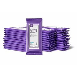 Medline ReadyBath Select Wipes, Unscented, Body Cleansing Cloths, Medium Weight Wipes (5 Count Pack, 30 Packs)