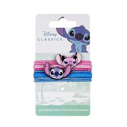 ACCESORIOS Pelo ELÁSTICOS 8 PIEZAS Stitch Multicolor