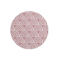 Questo Casa, Round Digital Printed Mouse Pad, Non-Slip Base, for Office and Home, Diameter:22cm