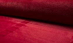 Super Luxury Short Plush Faux Fur Fabric Material - RED