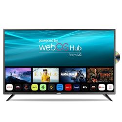 Cello C5024WSF 50" inch FULL HD SMART/DVD TV geïntegreerde DVD-speler drievoudige tuner Bluetooth supersnel besturingssysteem "WebOS by LG" Disney+ Netflix Prime Made in Europe [2024]