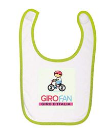 Giro Italia Bibgreen Babero, Blanco y Verde, Talla única Unisex bebé