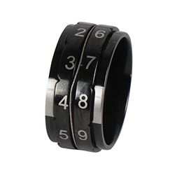 KnitPro Compteur de rangées d'anneaux, Le Noir, 9