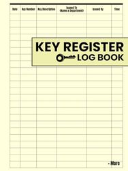 Key Register Log Book