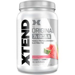 Poudre XTEND Original aux BCAA - pastèque | complément alimentaire aux acides aminés ramifiés | 7 g de BCAA + électrolytes pour récupération et hydratation | 90 portions