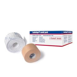 Patterson Medical – LEUKOTAPE P Combi Pack con cinta de fleje y cinta de fijación