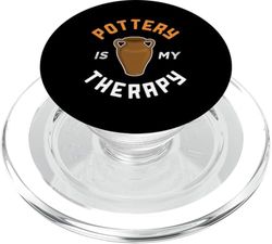 La poterie est ma thérapie pour un potier PopSockets PopGrip pour MagSafe